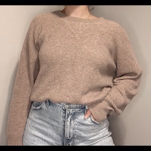 Madewell Cashmere Waffle Knit